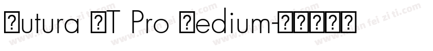 Futura LT Pro Medium字体转换